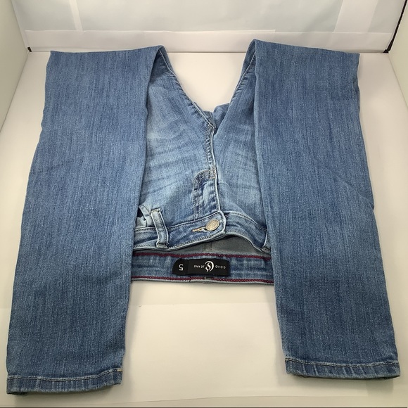 Cello Jeans Distressed Skinny Blue Jeans 5 - Picture 7 of 7